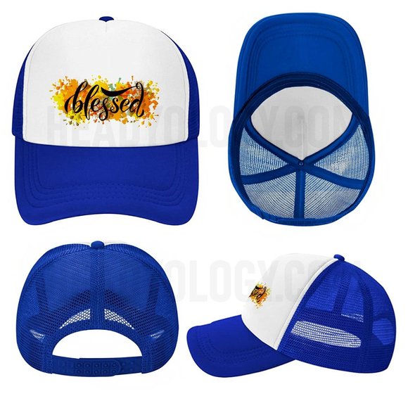 Blessed Hats With Floral Design Colorful Hats Baseball Trucker Hats UNISEX - Picture 14 of 16